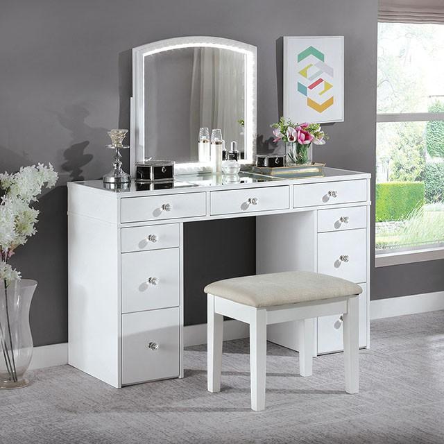 LOUISE Vanity w/ Stool Half Price Furniture