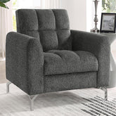 LUPIN Chair, Dark Gray Half Price Furniture