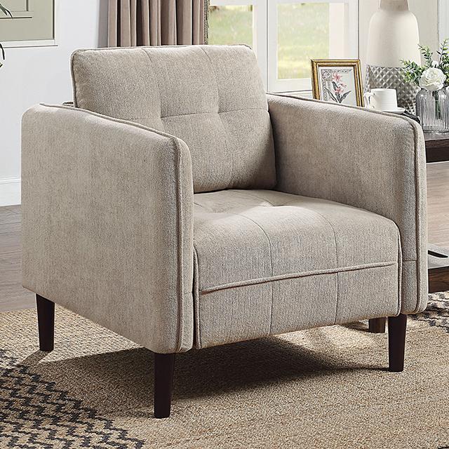 LYNDA Chair, Light Gray Half Price Furniture