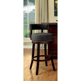 LYNSEY Dark Oak/Gray 29" Bar Stool Half Price Furniture