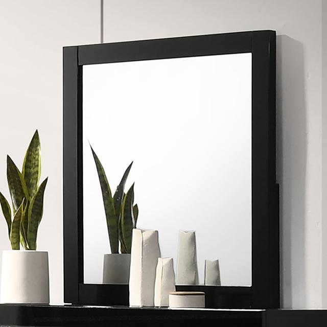 MAGDEBURG Mirror, Black Half Price Furniture