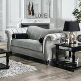 Marvin Pewter Love Seat Half Price Furniture