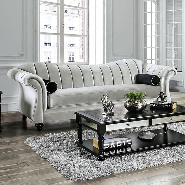 Marvin Pewter Sofa Half Price Furniture