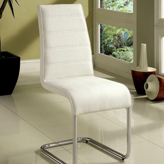 Mauna White Side Chair Half Price Furniture