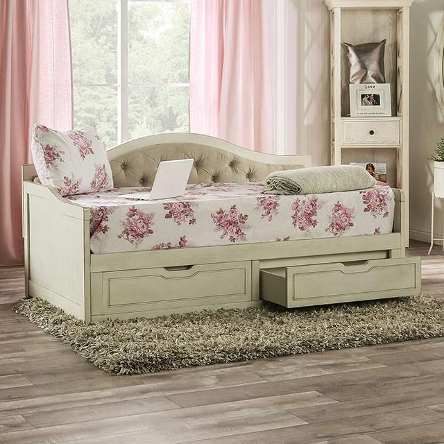 MAUREEN Daybed w/ Extentable Trundle Half Price Furniture