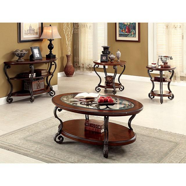 MAY Brown Cherry Sofa Table Half Price Furniture