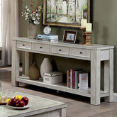 Meadow Antique White Sofa Table Half Price Furniture