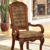 Medieve Antique Oak Arm Chair (2/CTN) Half Price Furniture