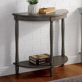 MENTON Side Table, Antq. Gray Half Price Furniture