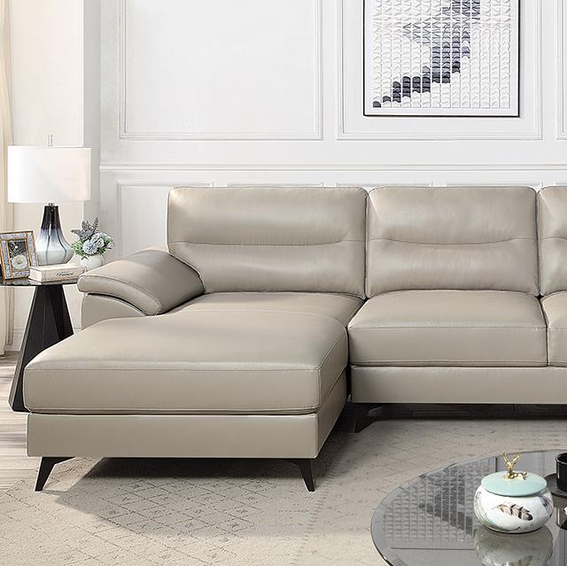 MOHLIN Sectional, Taupe Half Price Furniture