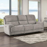 MORCOTE Power Sofa, Light Gray Half Price Furniture