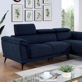 NAPANEE Sectional, Navy Half Price Furniture