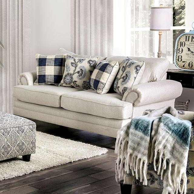 Nash Ivory Love Seat Half Price Furniture