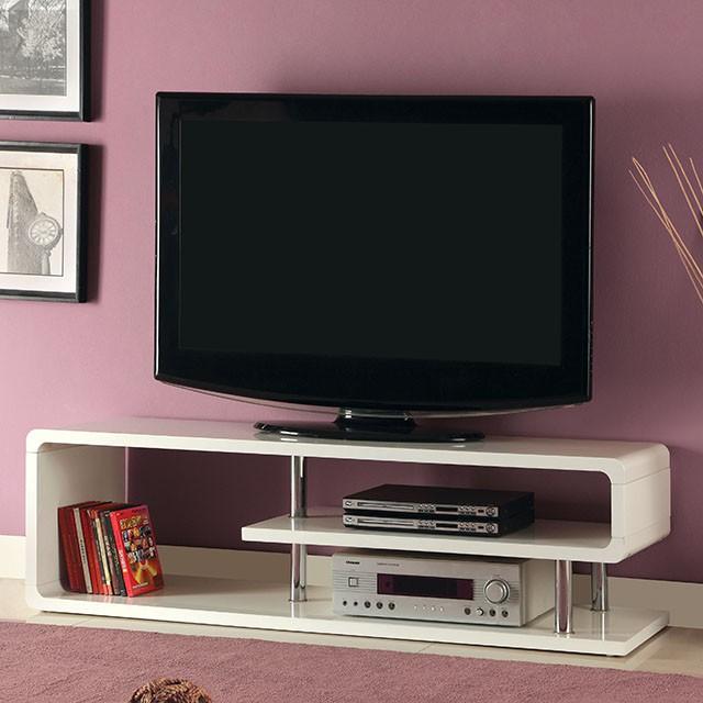 Ninove II White 55" TV Console Half Price Furniture