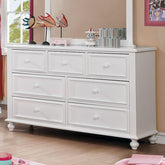 OLIVIA White Dresser Half Price Furniture