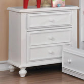 OLIVIA White Night Stand Half Price Furniture