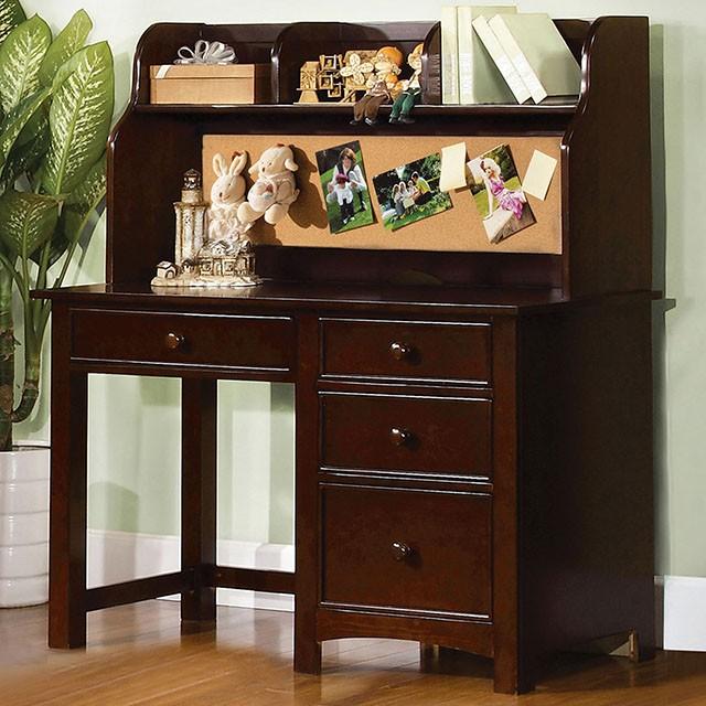 Omnus Dark Walnut Desk Half Price Furniture