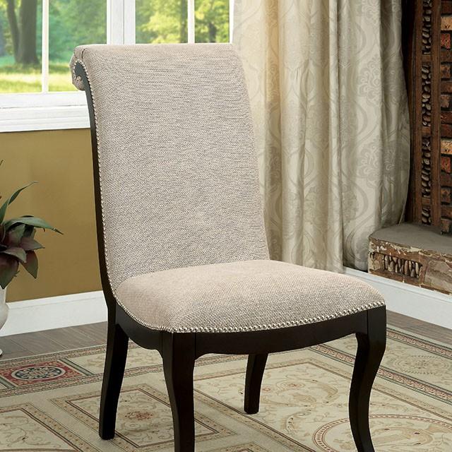 Ornette Espresso Side Chair (2/CTN) Half Price Furniture