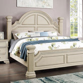 PAMPHILOS E.King Bed, White Half Price Furniture