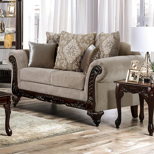 PANOZZO Loveseat Half Price Furniture