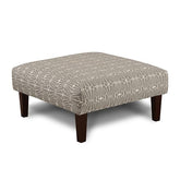 PARKER Gray/Pattern Ottoman Half Price Furniture