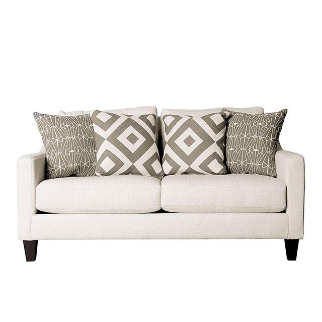 PARKER Ivory Love Seat Half Price Furniture