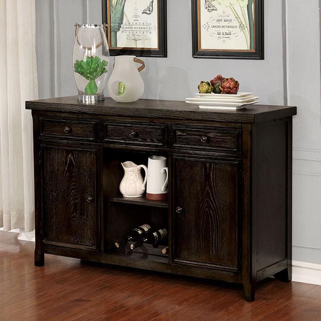 Patience Dark Walnut Server Half Price Furniture