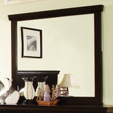 Pebble Espresso Mirror Half Price Furniture