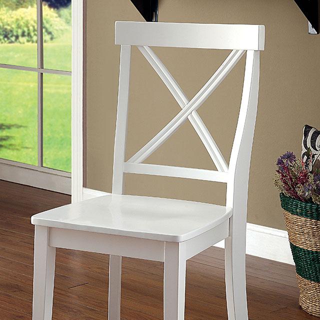 PENELOPE White Side Chair (2/CTN) Half Price Furniture