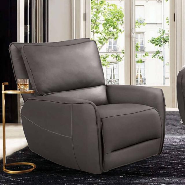 PHINEAS Power Recliner, Gray Half Price Furniture