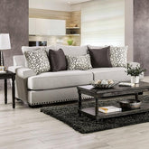 PICOTEE Sofa, Light Gray/Black Half Price Furniture