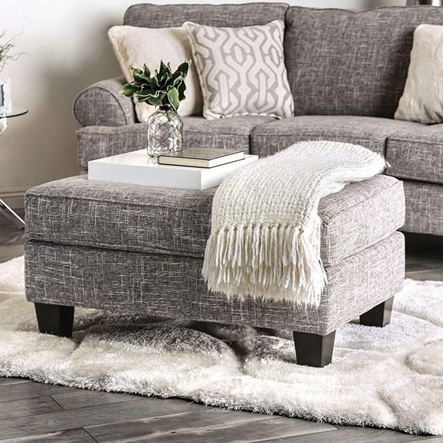 Pierpont Gray Ottoman Half Price Furniture