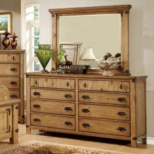 PIONEER Weathered Elm Dresser Half Price Furniture