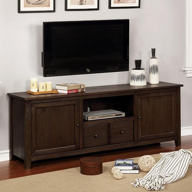 Presho Dark Oak 72" TV Stand Half Price Furniture