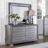 RAIDEN Dresser, Gray Half Price Furniture