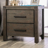 Rexburg Wire-Brushed Rustic Brown Night Stand Half Price Furniture