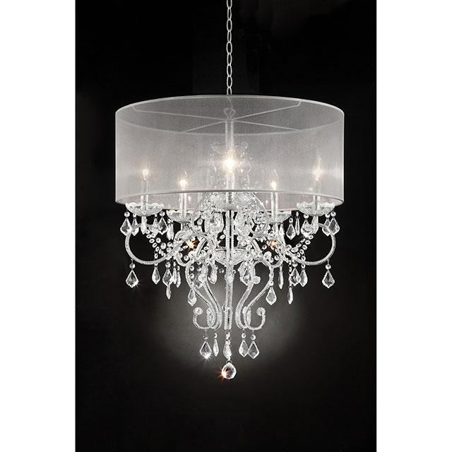 Rigel Silver 31 1/2"H Ceiling Lamp Half Price Furniture