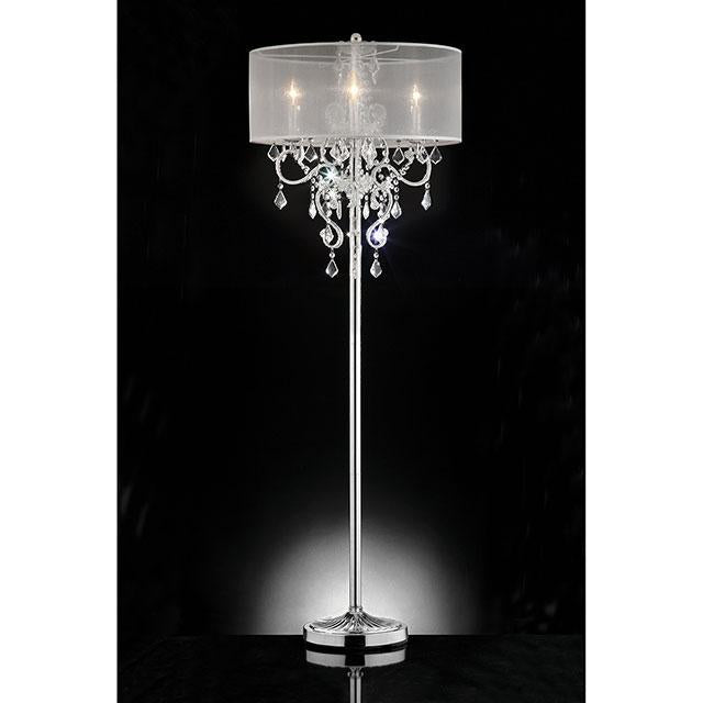 Rigel Silver 63"H Floor Lamp Half Price Furniture