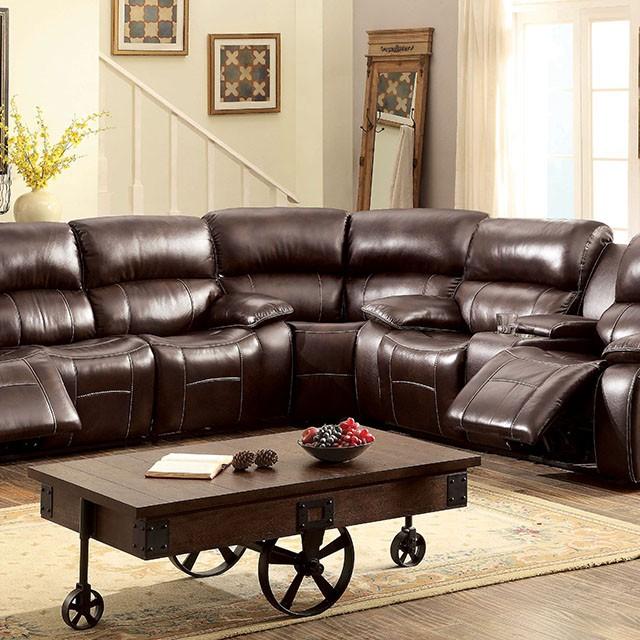 Ruth Brown Sectional Half Price Furniture