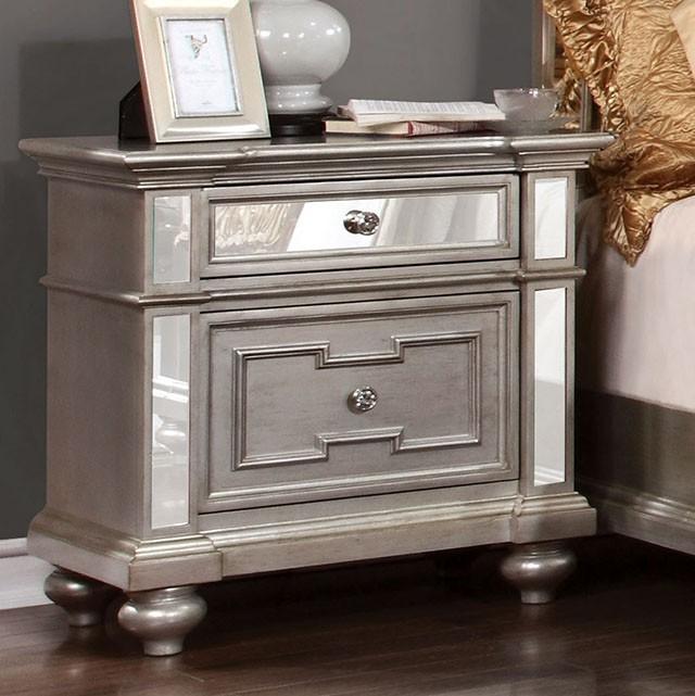 Salamanca Silver Night Stand Half Price Furniture