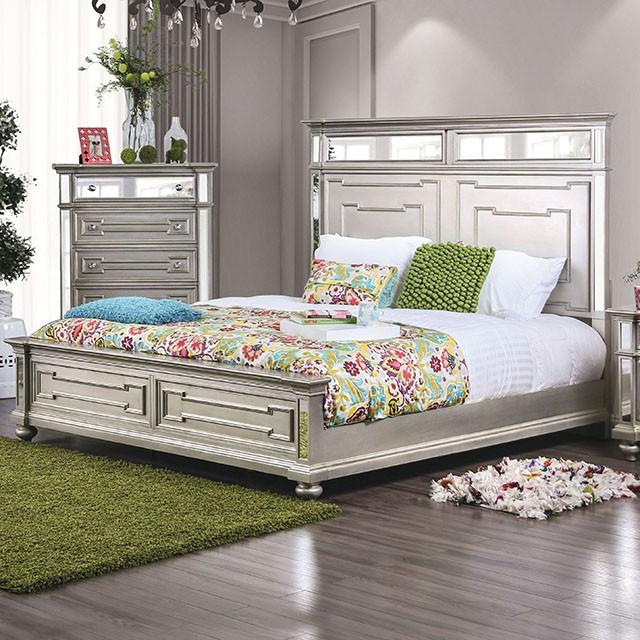 Salamanca Silver Queen Bed Half Price Furniture