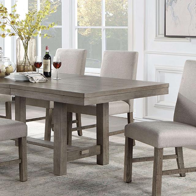 SAN ANTONIO Dining Table w/ 1 X 18" Leaf Half Price Furniture