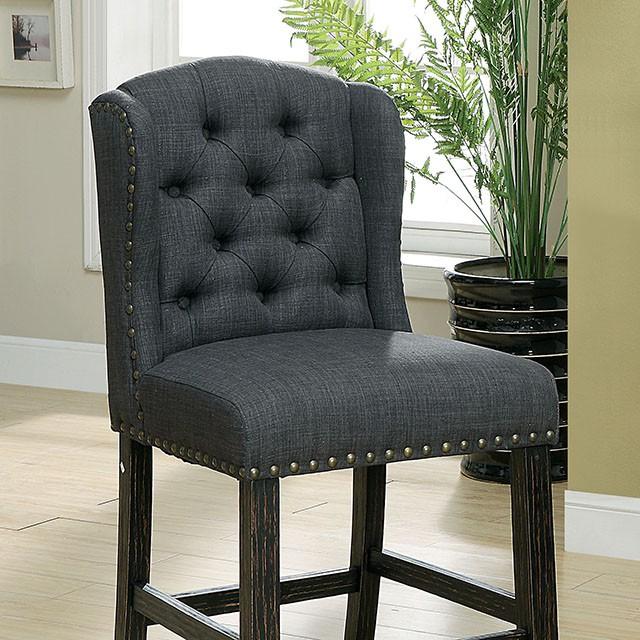 SANIA Counter Ht. Wingback Chair (2/CTN) Half Price Furniture