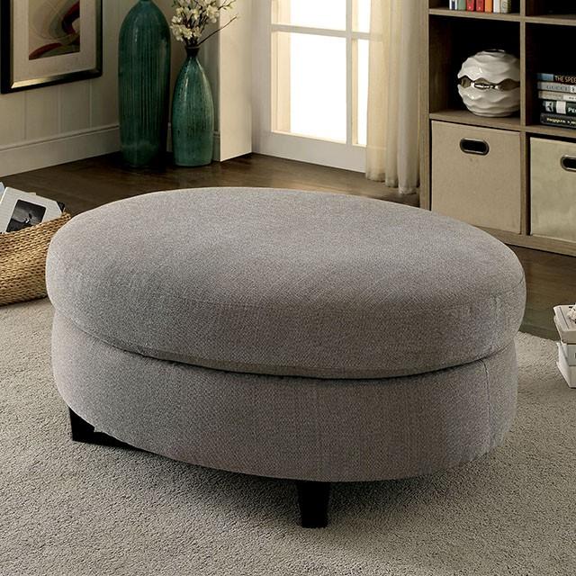 SARIN Warm Gray Ottoman Half Price Furniture