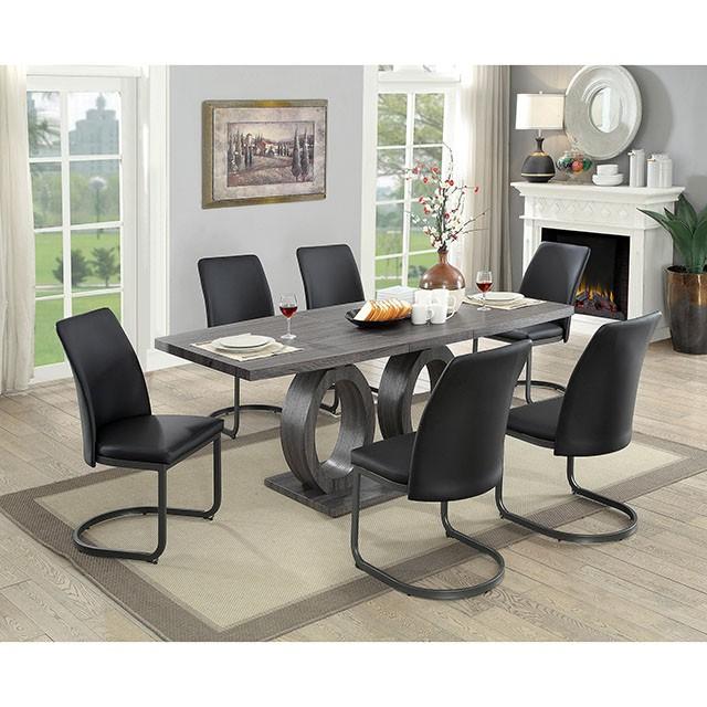 Saskia Gray Dining Table Half Price Furniture