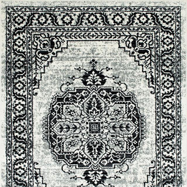 Serang Gray/Black 5' X 7' Area Rug Half Price Furniture