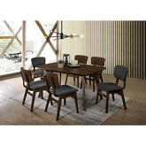 Shayna Black/Light Oak Side Chair (2/ctn) Half Price Furniture