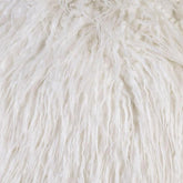 Sheri White 20" X 20" Pillow, Shaggy White (2/CTN) Half Price Furniture