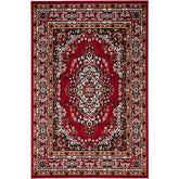 SHINTA Red 5' X 8' Area Rug Half Price Furniture