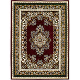 SHINTA Burgundy 5' X 8' Area Rug Half Price Furniture